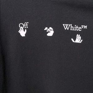 OFF-WHITE PEACE WORLDWIDE PRINT TSHIRT